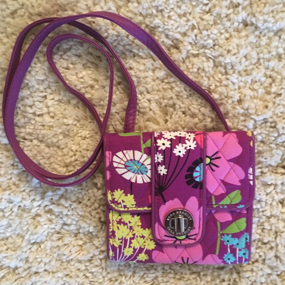 Vera Bradley cross body clutch
