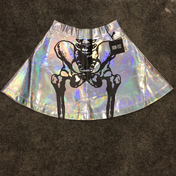 Iron Fist Dresses & Skirts - IRON FIST Wishbone Halo Iridescent Skirt