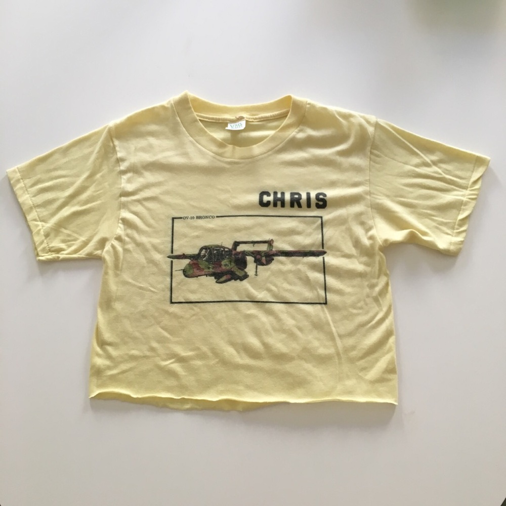 Vintage cropped tee