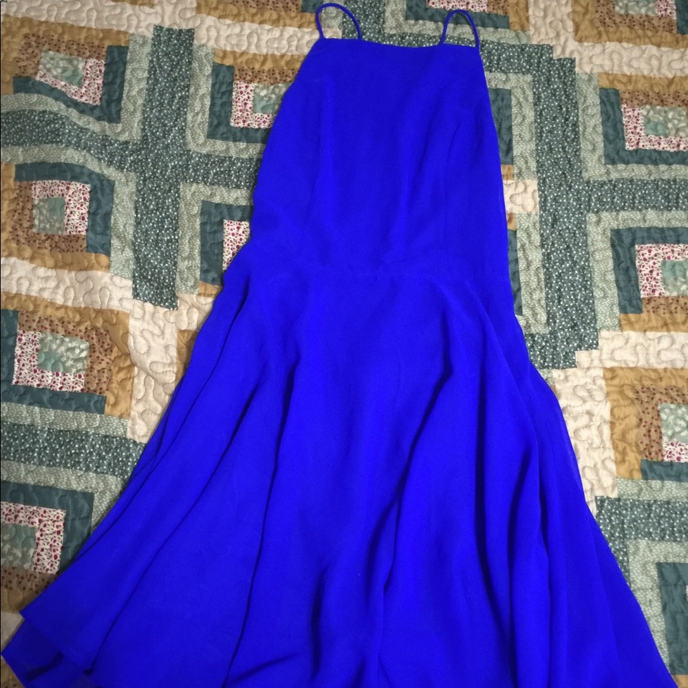 Cobalt blue dress