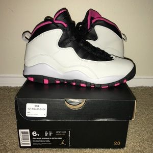 Girls Air Jordan 10 Retro (GS) “Vivid Pink”