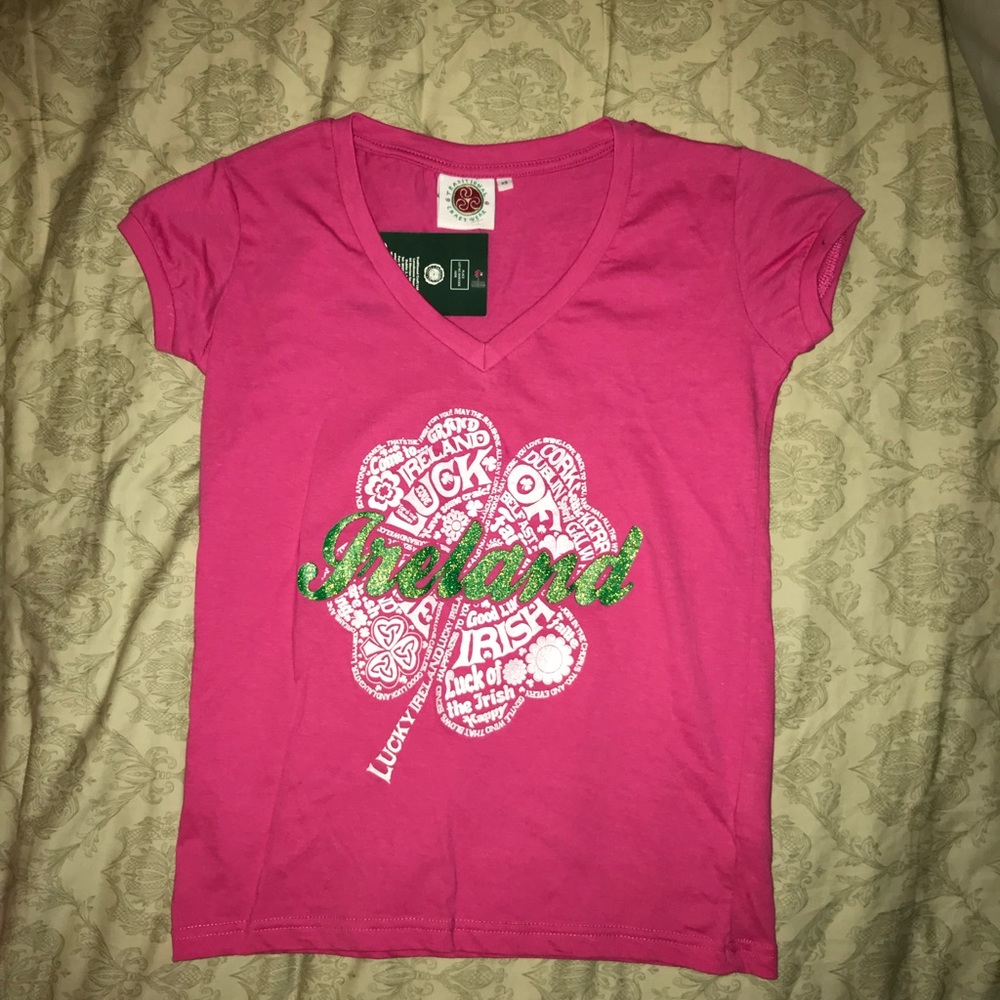 NWT Pink Ireland T-Shirt