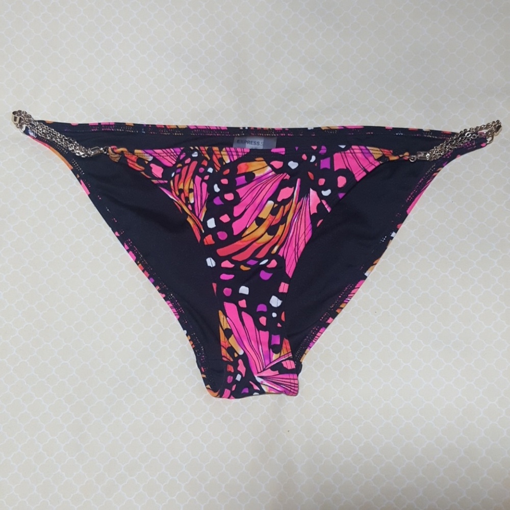 {Express} Sexy Print Bikini Bottoms