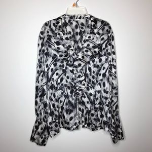 St. John’s silk blouse