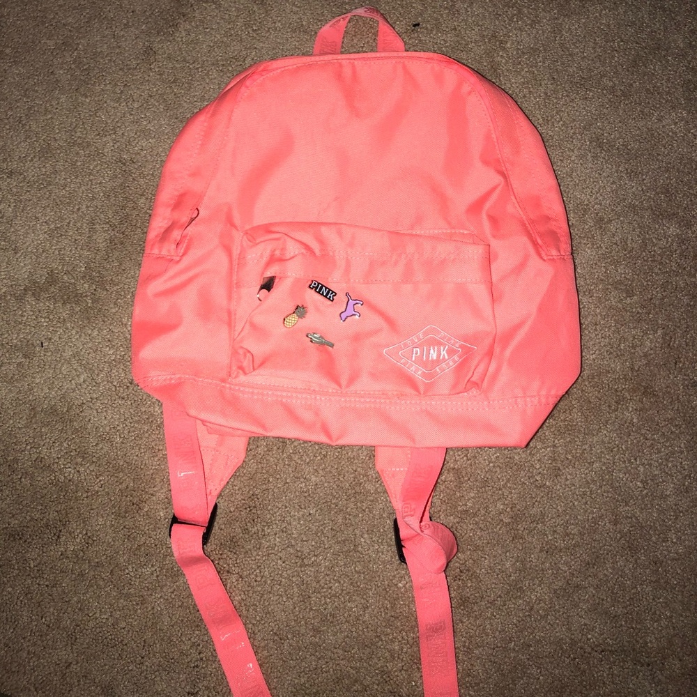 PINK Coral mini backpack