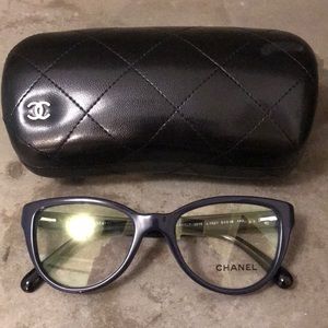 Chanel 3315 Glasses - Purple Tortoise Temples