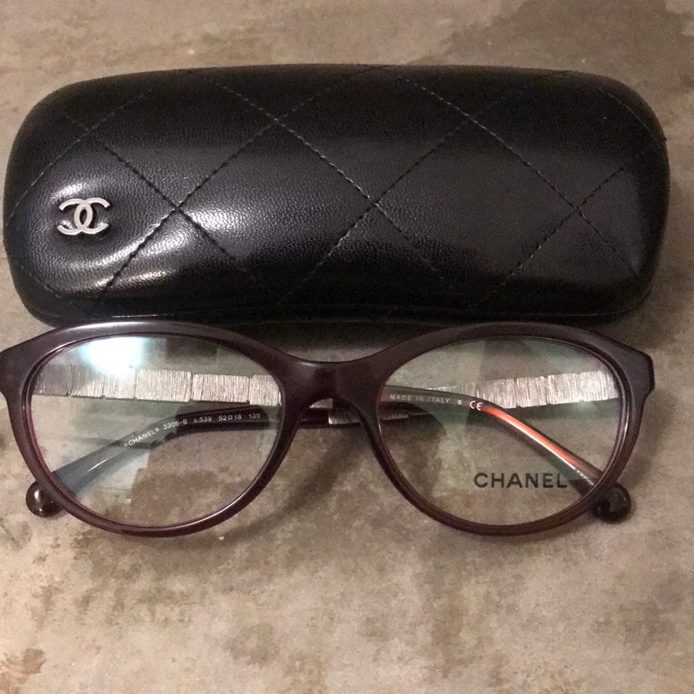 Chanel 3306-B Glasses - Wine Bijou Crystals