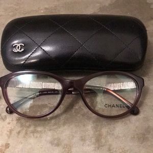 Chanel 3306-B Glasses - Wine Bijou Crystals