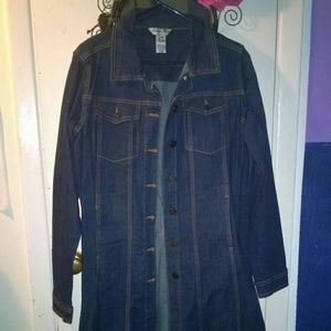 Indigo Rein Denim Trench Jacket