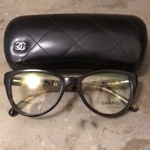 Chanel 3315 Glasses - Dark Brown Tort Temples