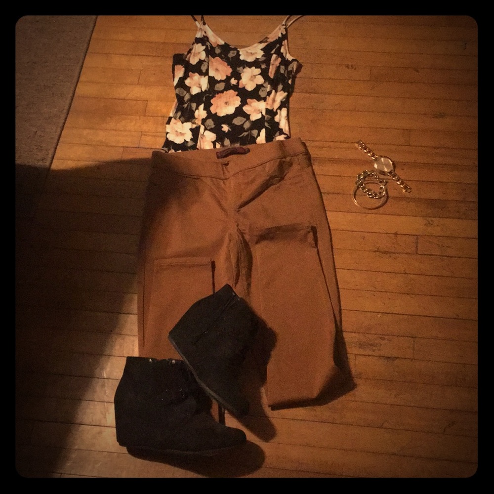 Brown/Beige Jeggings