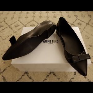 Anine Bing Bow Flats