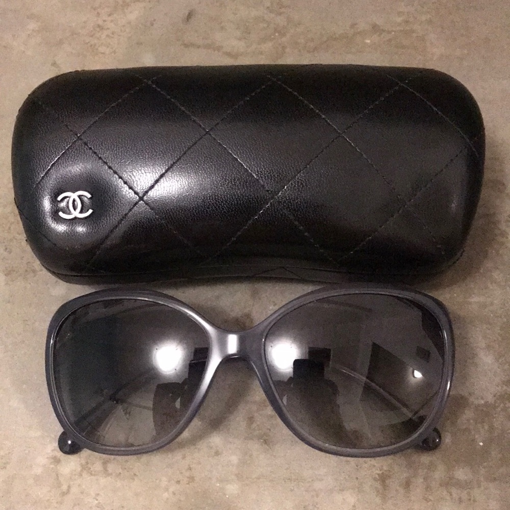 Chanel 5309-B Sunglass - Grey Bijou Crystal Temple