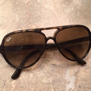 Ray Ban oversize aviator sunglasses
