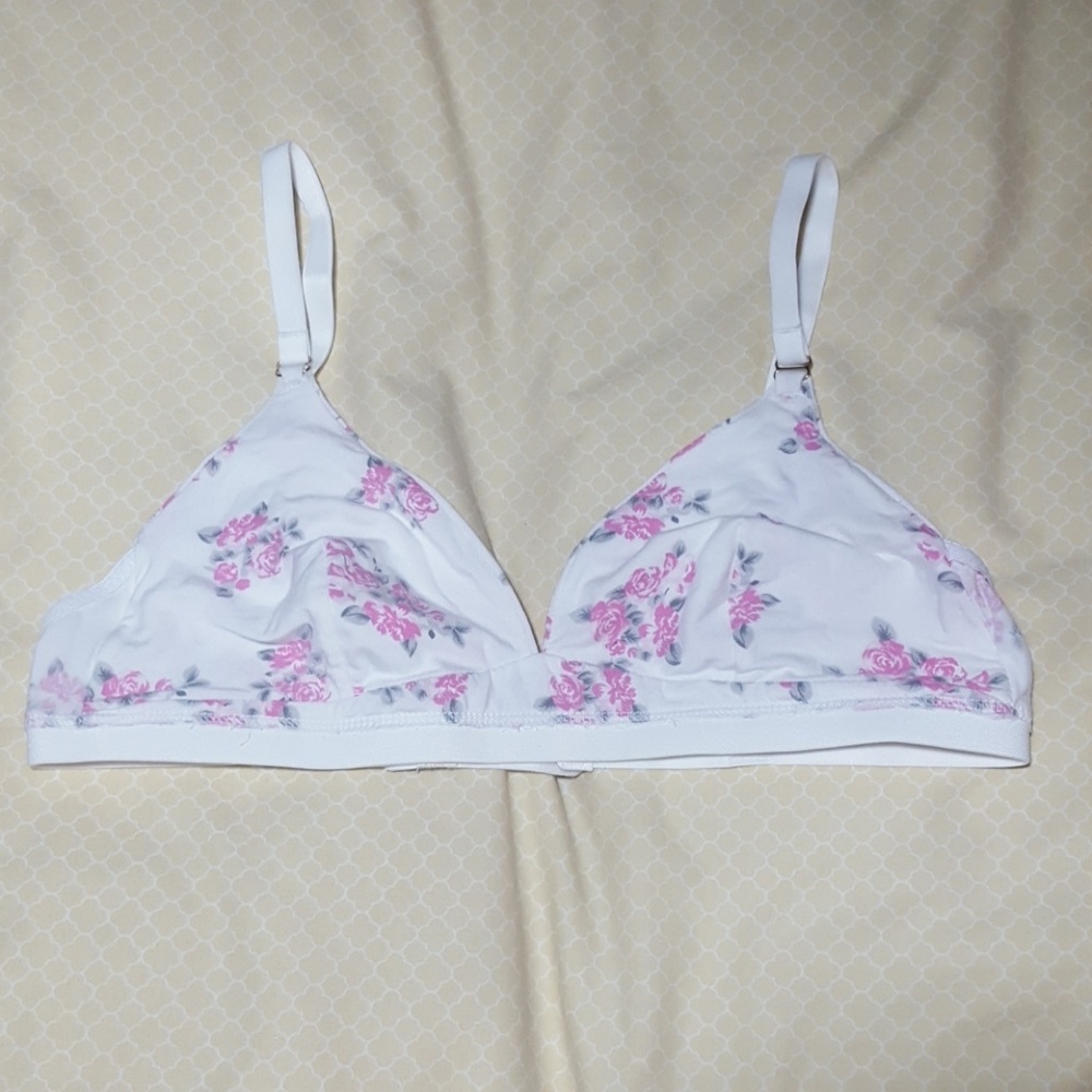 🌹{Forever 21} Soft Floral Print Bra 36B