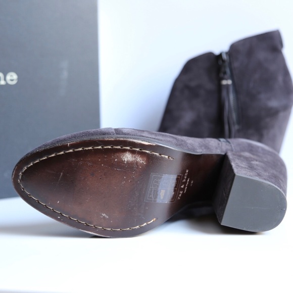 Rag & Bone suede ankle booties new block heel - Picture 3 of 4