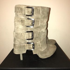 MARCIANO Grey Suede Bootie