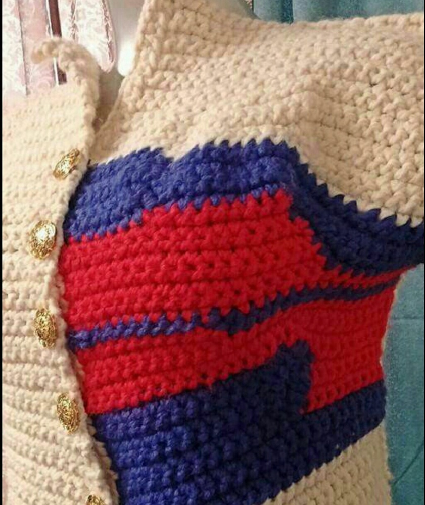 Crotçhet Sweater Vest