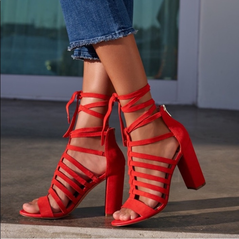 Red Sam Edelman “Yarina” Strappy Sandal