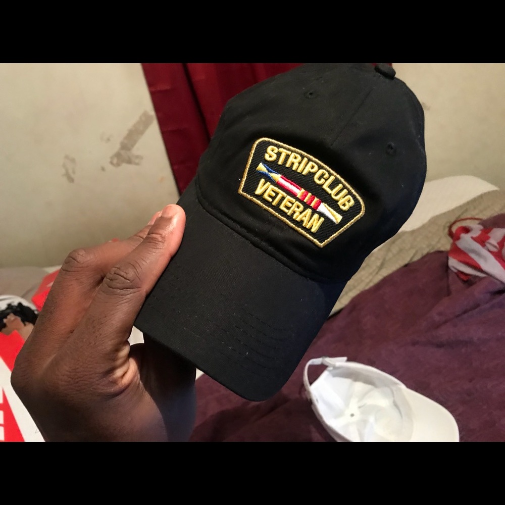 Strip club veteran dad hat (strap back)