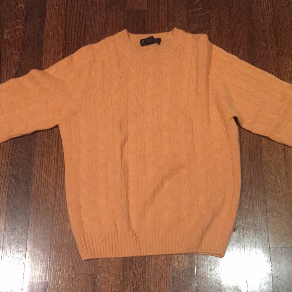 Brooks Brothers Cashmere Women’s Orange Sweater