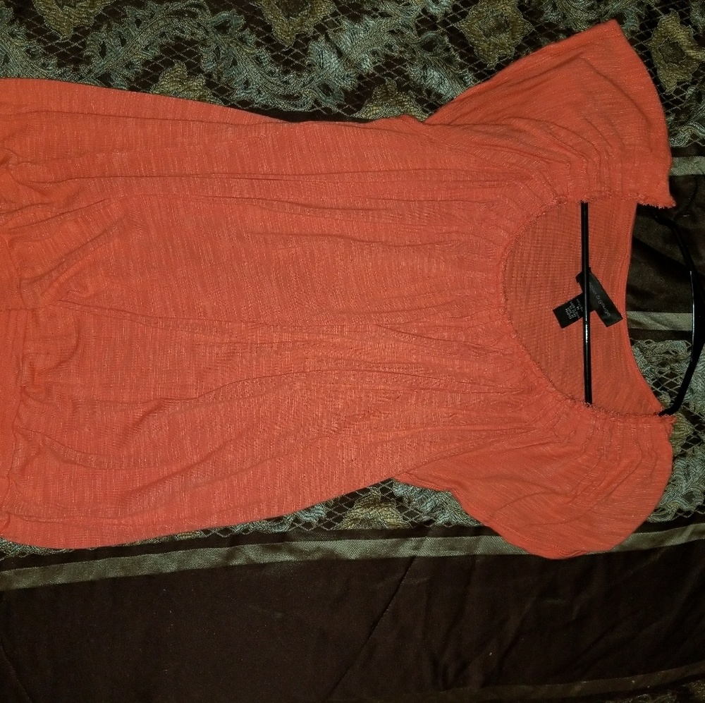 A orange shirt