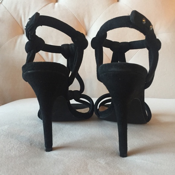 Joe's Jeans Shoes Nwot Joes Jeans Black Suede Sandals 355 Poshmark