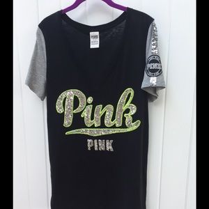 PINK Victoria’s Secret Sequin T-Shirt