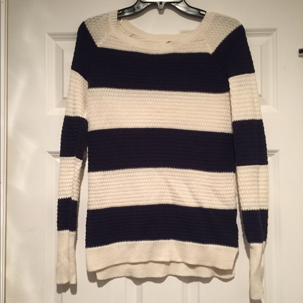 Navy/White Stripe Sweater