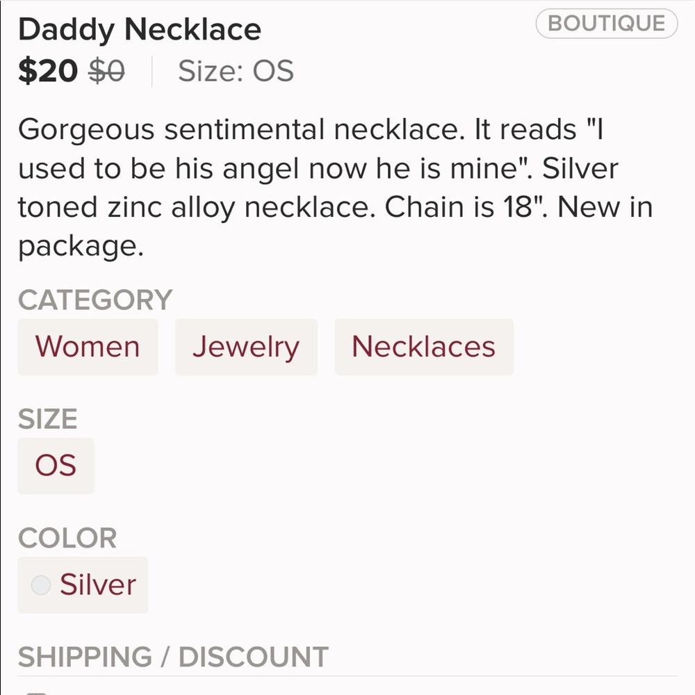 Dad Necklace - Picture 5 of 5