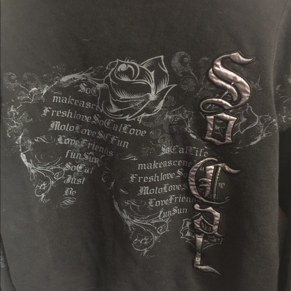 So Cal M zip up hoodie - Picture 5 of 5