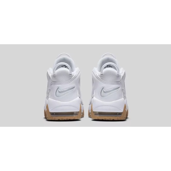 Nike Air MoreUptempo White 6.5 Gum Bottom - Picture 3 of 8
