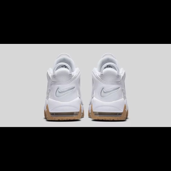 Nike Air MoreUptempo White 6.5 Gum Bottom - Picture 5 of 8