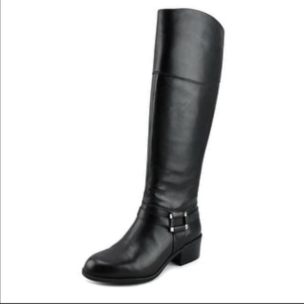BNIB Alfani leather Riding Boots wide calf so 7