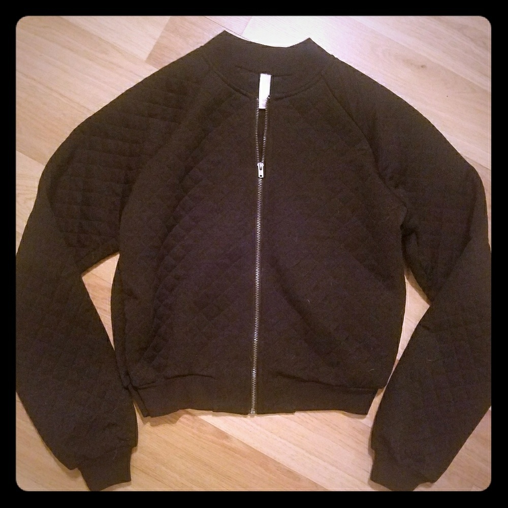 Size small Quilted Bomber Jacket