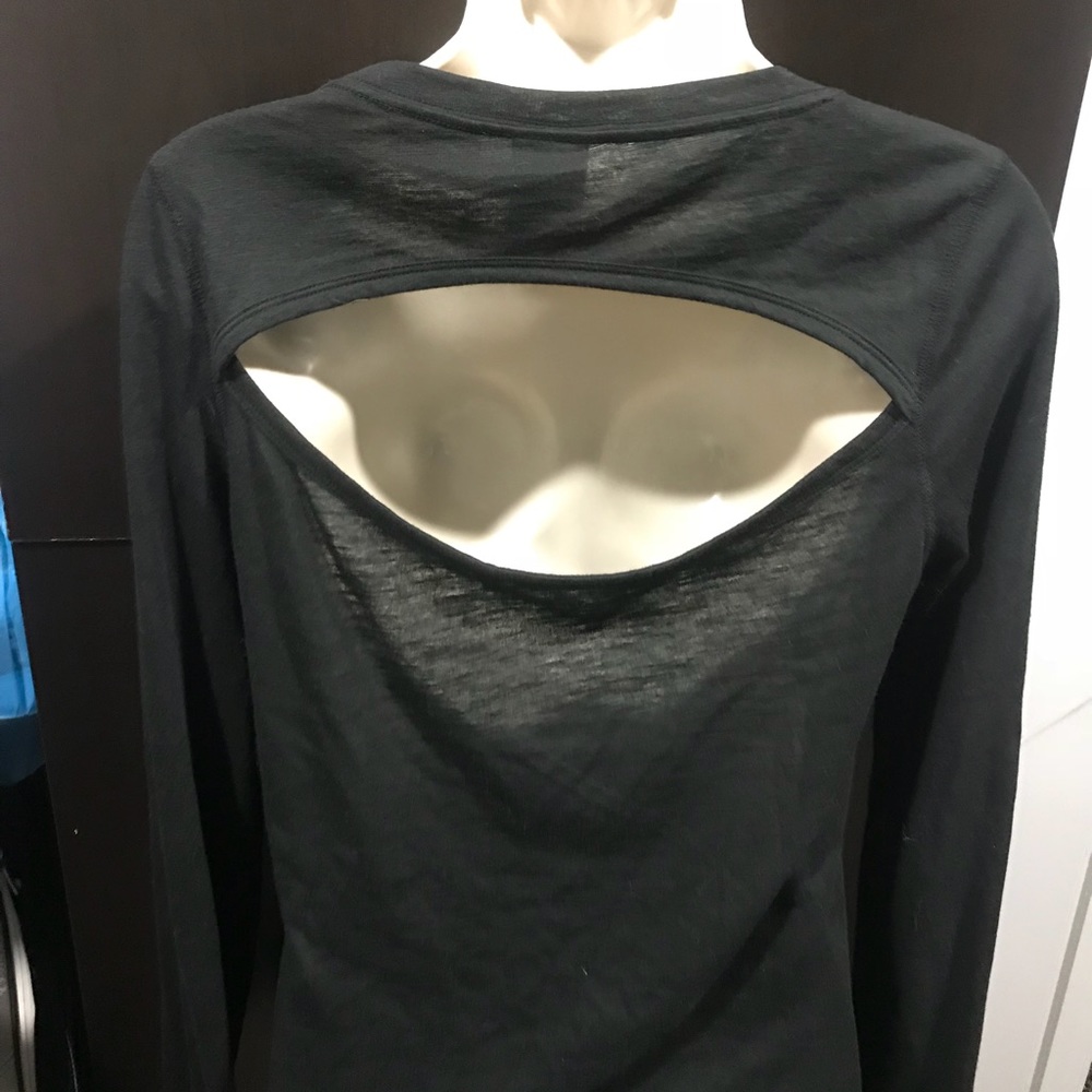 Victoria's Secret Pink long sleeve open back shirt