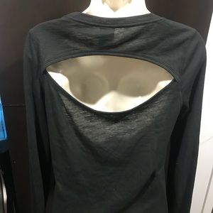 Victoria's Secret Pink long sleeve open back shirt