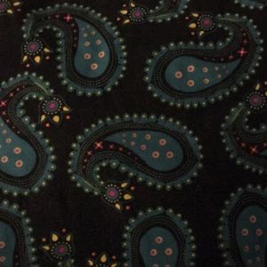 Tc black paisley used leggings