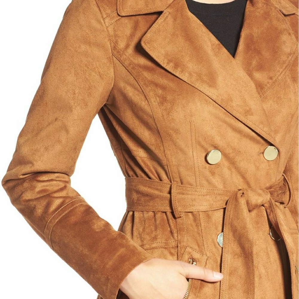 ⬇️$150 Guess Faux Suede Trench
