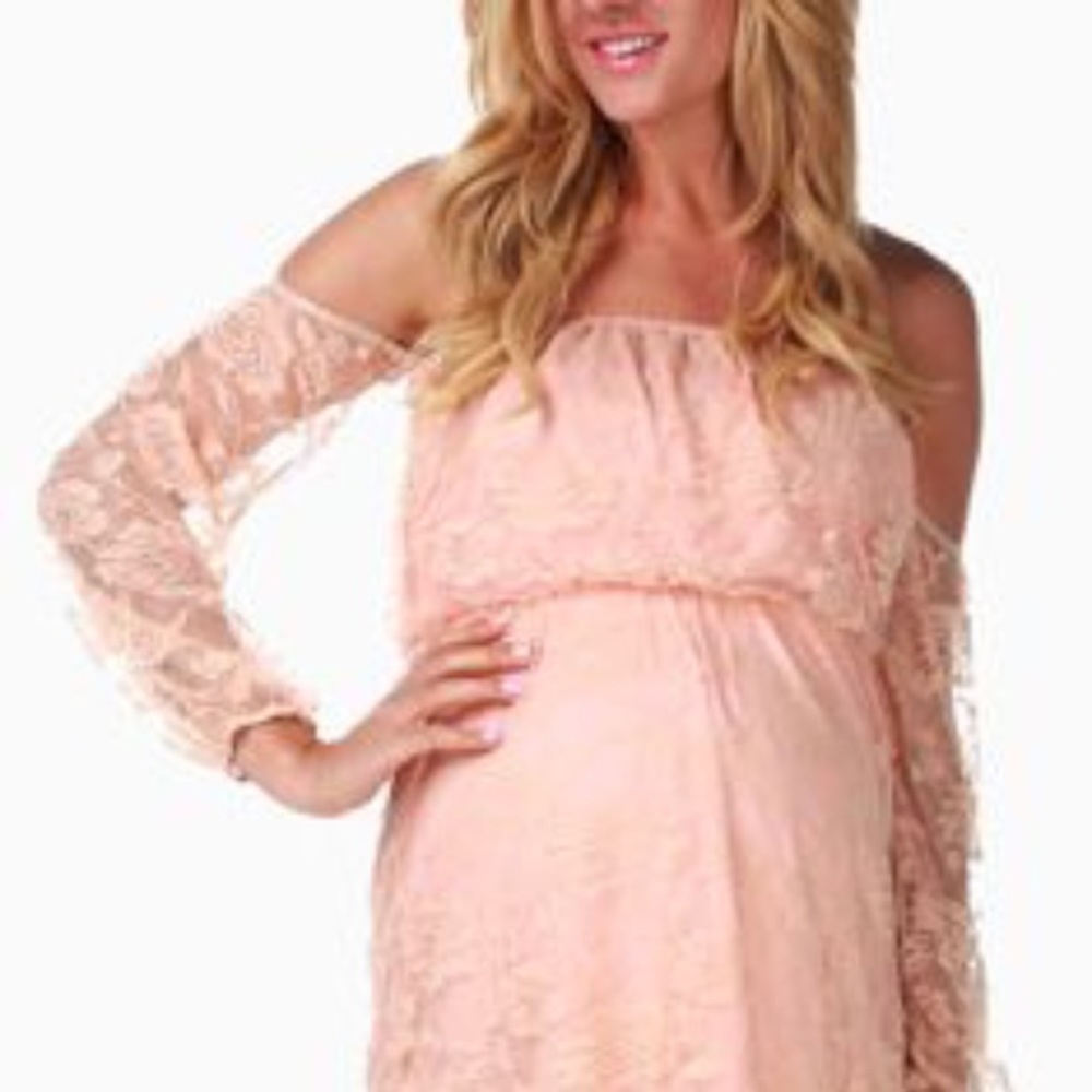 Pinkblush lace dress size small