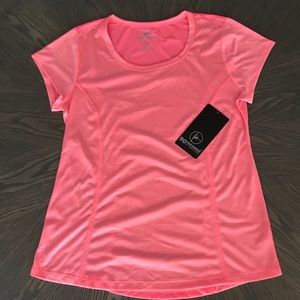 90 Degree Short Sleeve Gym/Yoga Shirt in Neon Pink