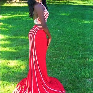 Two-Piece Jovani Prom Dress