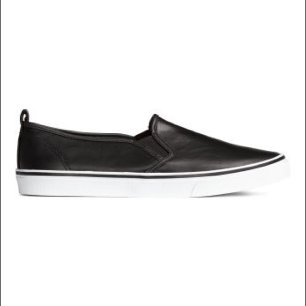 HM black slip ons size 39