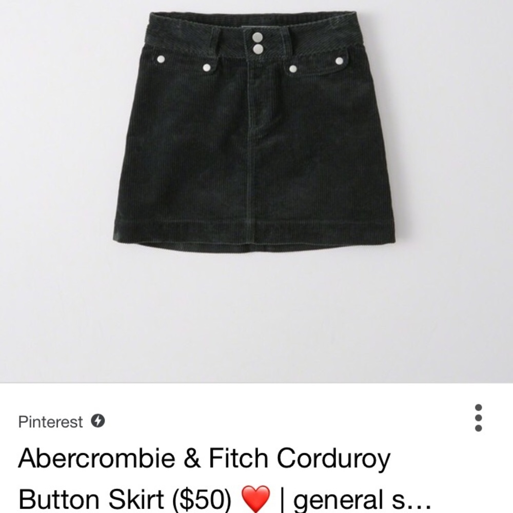 Ambocrombie & Fitch corduroy skirt