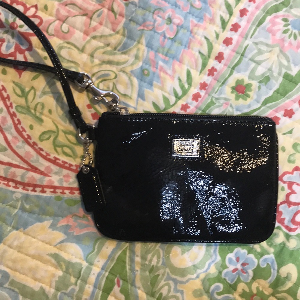 Black Coach Wristlet