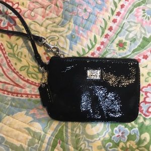 Black Coach Wristlet