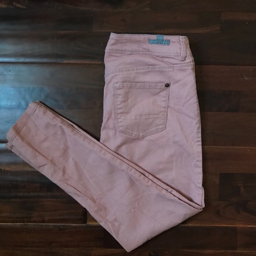 LC Lauren Conrad Skinny Jeans (Dusty Pink Color)