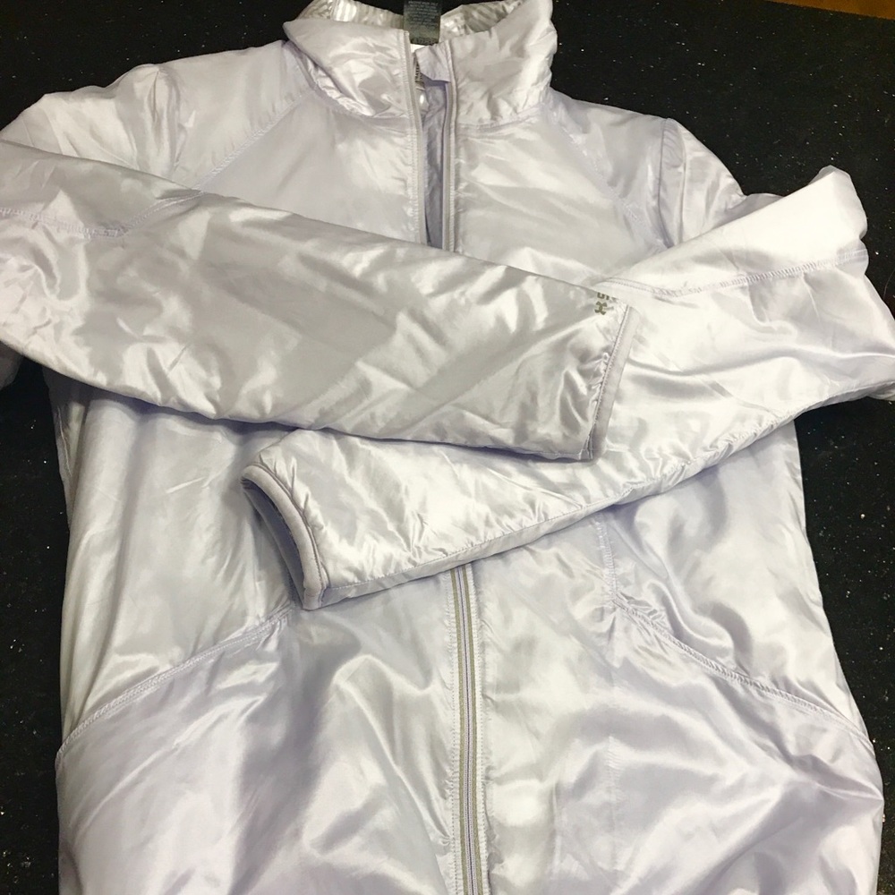 Under armour jacket light lilac color