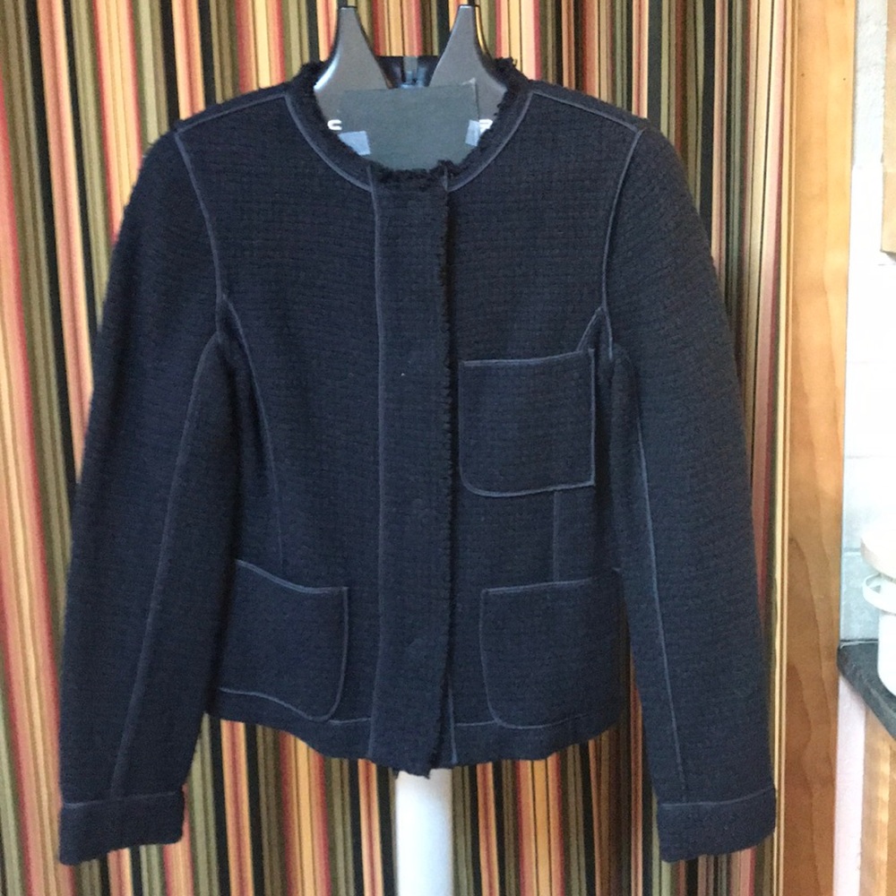 Vince navy sweater blazer