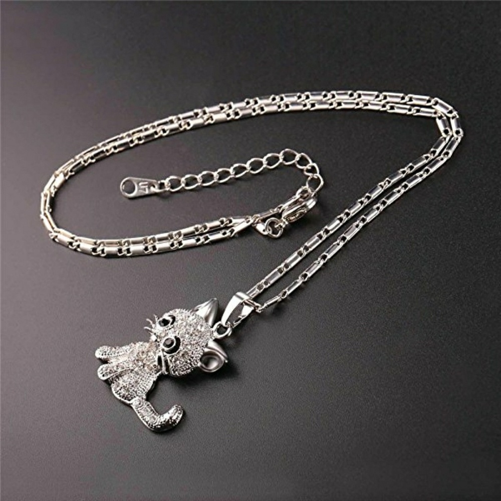 Kitten Pendent W/Necklace